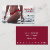 ビキニベリーバリスタコーヒー水平ドライブスルー ロイヤリティカード (正面/裏面)