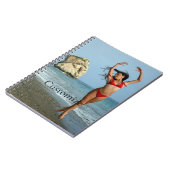 ビキニモデル踊りサンダー_コーブ ノートブック (左側)