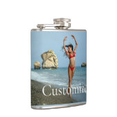 ビキニモデル踊りサンダー_コーブ フラスク (右)