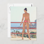 ビキニモデル ポストカード (正面/裏面)