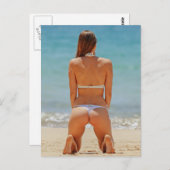 ビキニモデル ポストカード (正面/裏面)