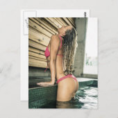 ビキニモデル ポストカード (正面/裏面)