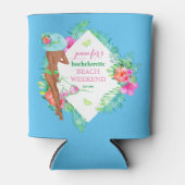 ビキニ名門私立校風のブライドバチェロレッテ週末 缶クーラー (正面)