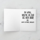 ビキニ女の子のための丘の誕生日カード上の彼 シーズンカード (内部)