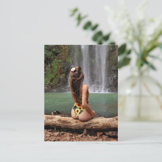 ビキニ女子はがき ポストカード (スタンド正面)