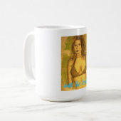 ビキニ女子歩く コーヒーマグカップ (正面左)