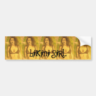 ビキニ娘 バンパーステッカー