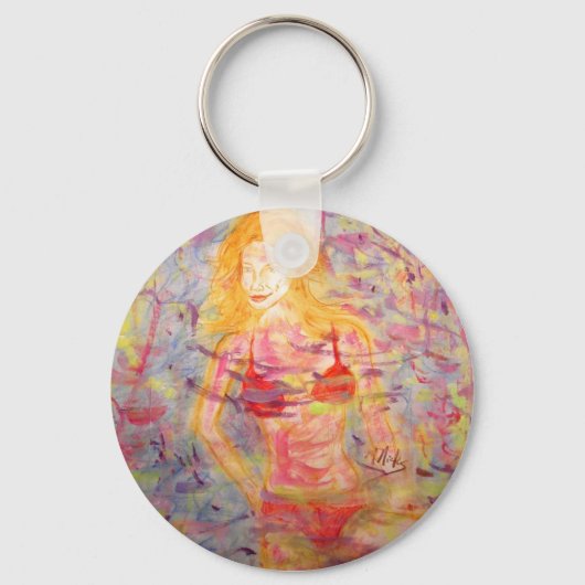 ビキニ少女 キーホルダー (正面)