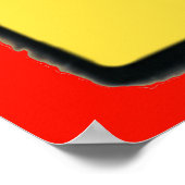 ビキニ抽象芸術 ポスター (角)