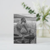 ビキニ模型写真はがき ポストカード (スタンド正面)