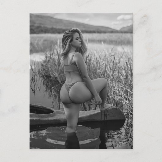 ビキニ模型写真はがき ポストカード (正面)