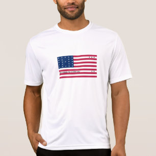 ビキニ環礁の愛国的な旗 Tシャツ