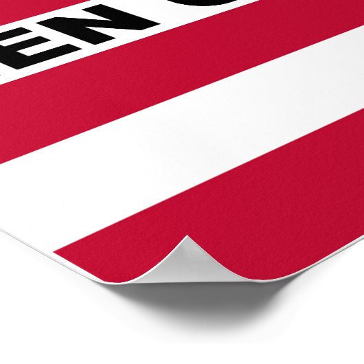 ビキニ環礁マーシャル諸島の象徴的国旗 ポスター (角)