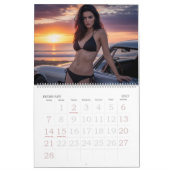 ビキニ素晴らしモデルカレンダー – 熱帯 カレンダー (2月 2027)