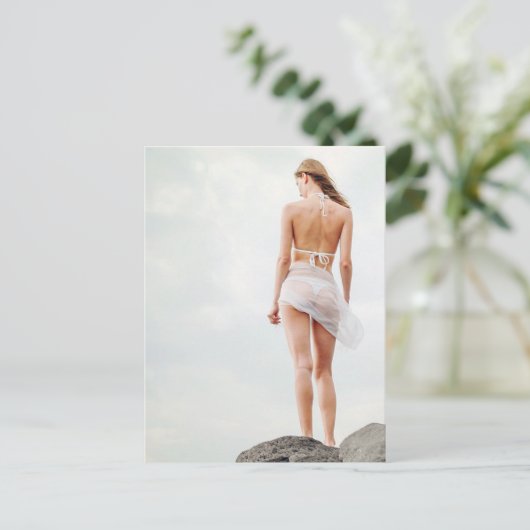 ビキニ美しい!写真はがき ポストカード (スタンド正面)