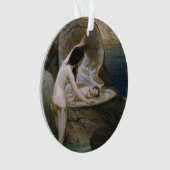 ビキニ・ニンフによって貝殻で見つかった水ベビー オーナメント (正面)