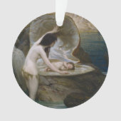 ビキニ・ニンフによって貝殻で見つかった水ベビー オーナメント (正面)