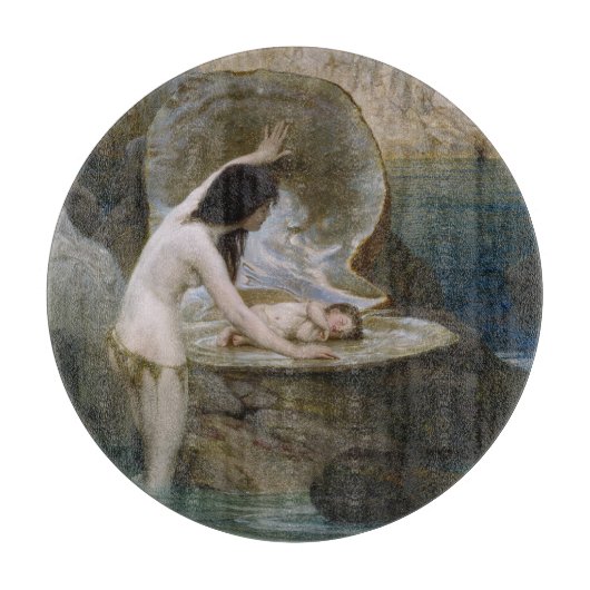 ビキニ・ニンフによって貝殻で見つかった水ベビー カッティングボード (正面)