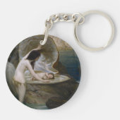 ビキニ・ニンフによって貝殻で見つかった水ベビー キーホルダー (裏面)