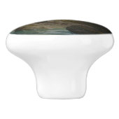 ビキニ・ニンフによって貝殻で見つかった水ベビー セラミックノブ (側面)