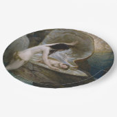 ビキニ・ニンフによって貝殻で見つかった水ベビー ペーパープレート (アングル)