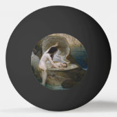 ビキニ・ニンフによって貝殻で見つかった水ベビー 卓球ボール (裏面)