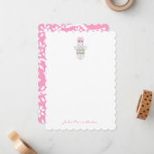 ビキニ・バニー・ノパーソナライズされたート ノートカード (正面/裏面インサイチュ)