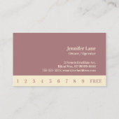 ビキニ·ブラジフランスのル·ワックス写真ジャンプ·パンチカード ロイヤリティカード (裏面)