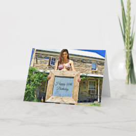 ビキニ・ベーブの50誕生日めでとう！ カード