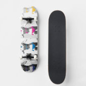 ~ビキニ~ポップ・アートのアートスケートデッカスタマイズク! スケートボード (正面)