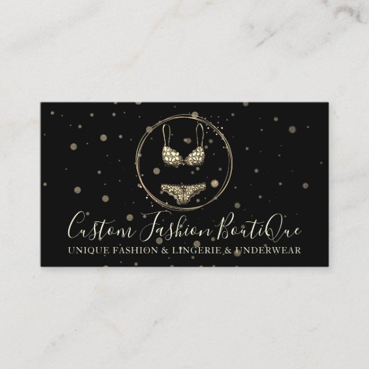 ビキニ 水着 下着 インナー ブラ パンツ 名刺 (正面)