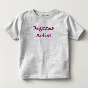 ビギナーアーティスト引用文 トドラーTシャツ