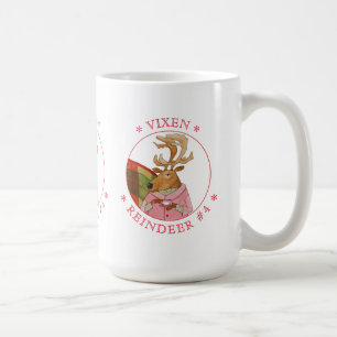 ビクセントナカイ背の高いホワイトマグ コーヒーマグカップ