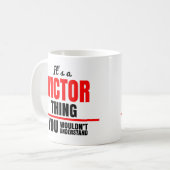 ビクターお前は名前が分からんぞ コーヒーマグカップ (正面左)