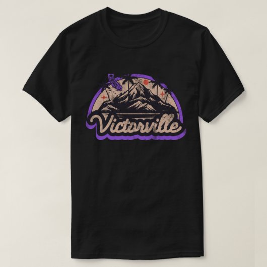 ビクタービル・カリフォルニアTシャツ Tシャツ (デザイン正面)