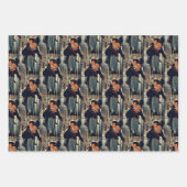 ビクターレコード、クリスマスカロル、クリスマスマンション ラッピングペーパーシート (正面3)