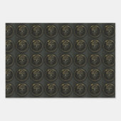 ビクターレコード、クリスマスカロル、クリスマスマンション ラッピングペーパーシート (正面2)