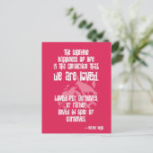 ビクター・ウゴの人生の最高の幸福 ポストカード (スタンド正面)