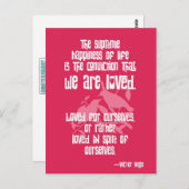 ビクター・ウゴの人生の最高の幸福 ポストカード (正面/裏面)