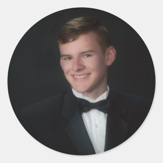 ビクター・ジョーンズ2015年シニアポートレート ラウンドシール (正面)