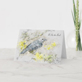 ビクター・ユーゴの鳥の詩のように カード