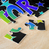 「ビクター」名、おもしろい「ハッピーバースデー」 ジグソーパズル (側面)