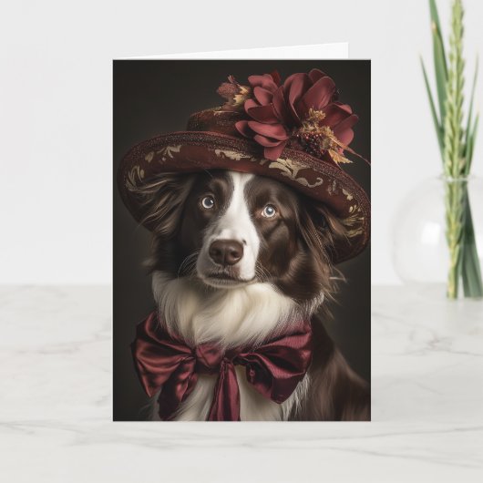 ビクトラン縁どコリークリスマス シーズンカード (正面)