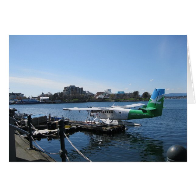 ビクトリアの景色の水上飛行機 (正面横)