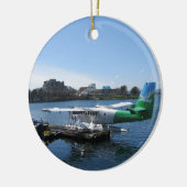 ビクトリアの景色の水上飛行機 セラミックオーナメント (左)