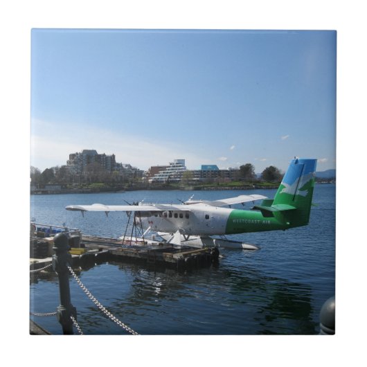 ビクトリアの景色の水上飛行機 タイル (正面)