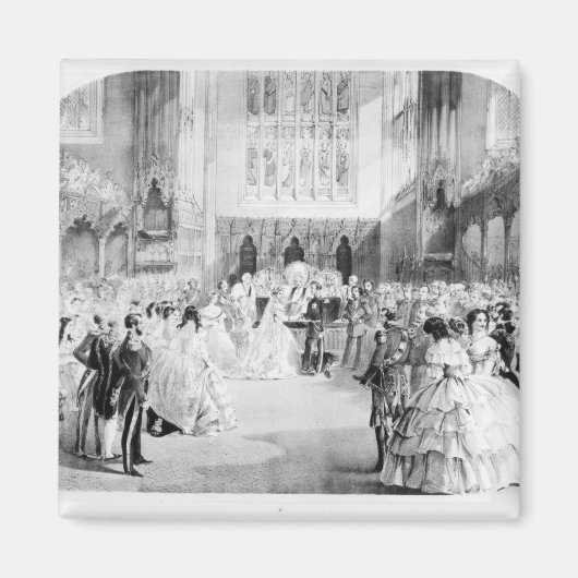 ビクトリアの結婚 マグネット (正面)