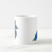 ビクトリアはハトを戴冠させました コーヒーマグカップ (中央)