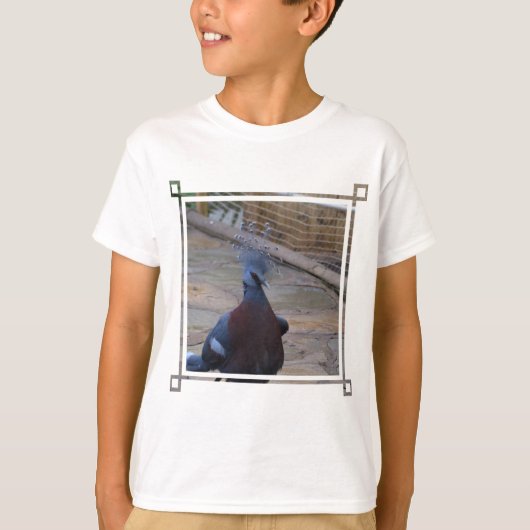ビクトリアはハトを戴冠させました Tシャツ (正面)