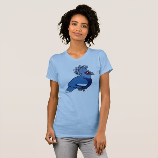 ビクトリアはハトを戴冠させました Tシャツ (正面フル)